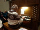 The organist entertains